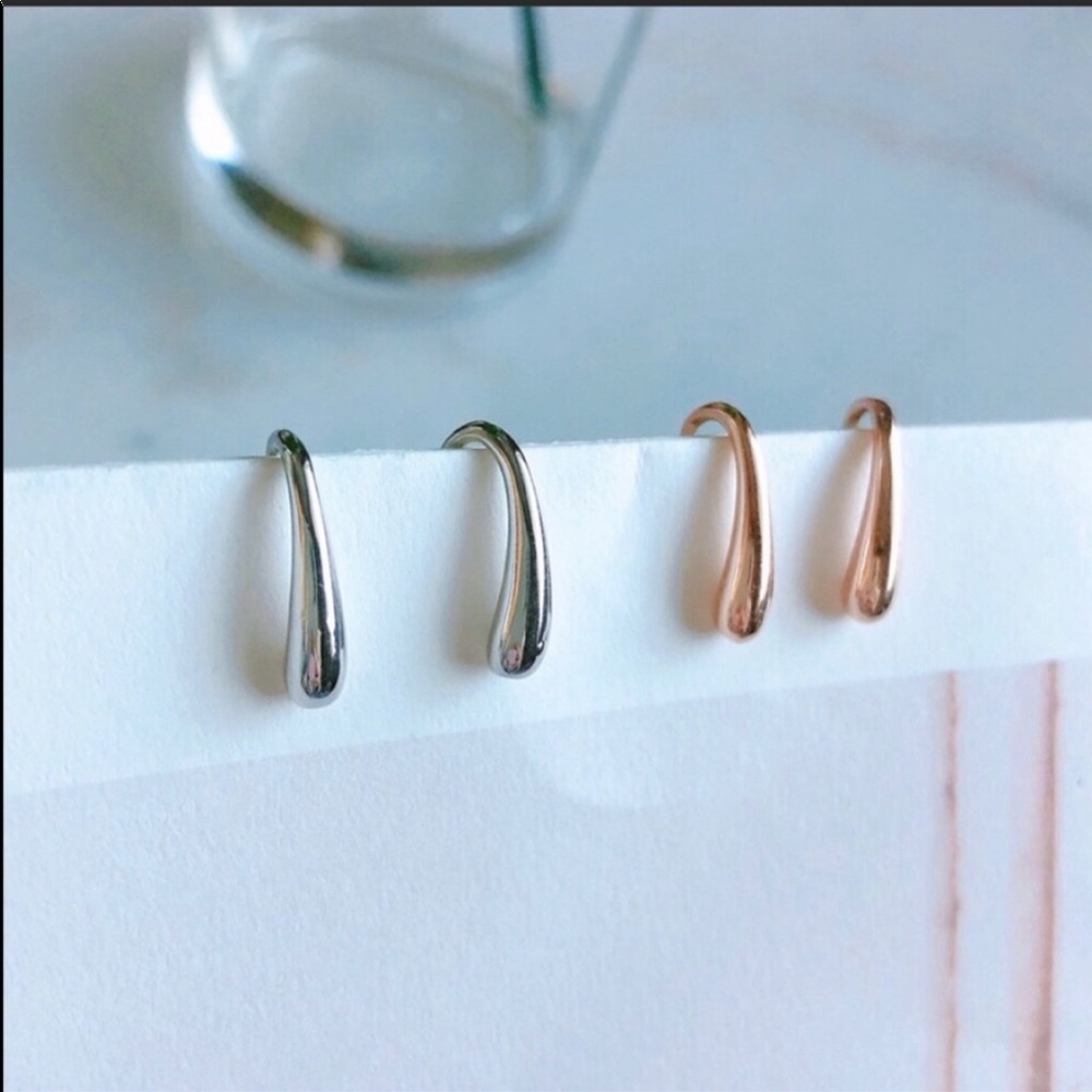 High quality stainless steel stud earrings - Picture 10 of 12
